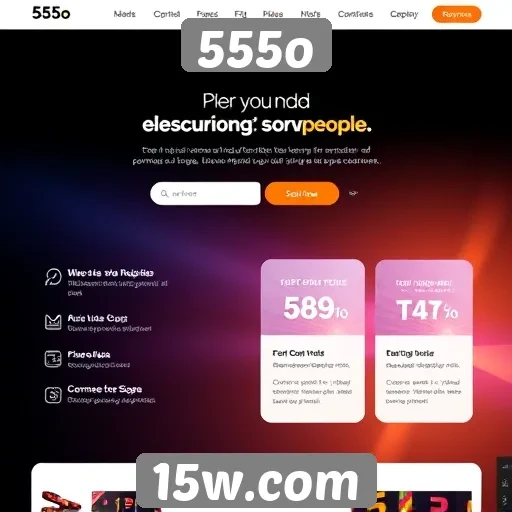 Análise das principais características do site 555o